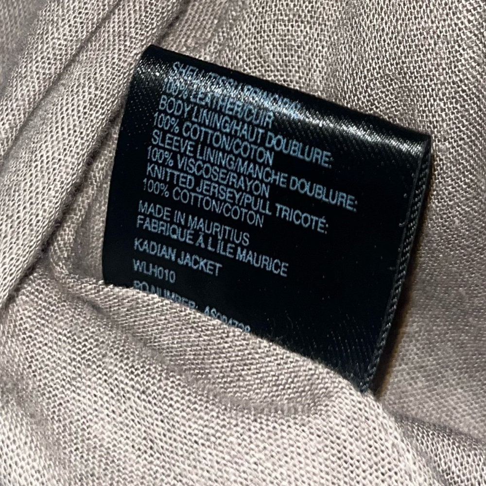 Allsaints Leather Jacket - Picture 10 of 11